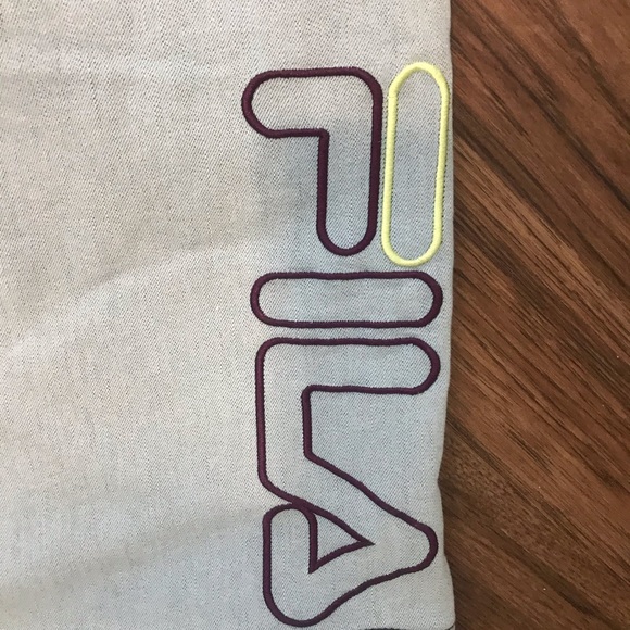 Fila drawstring denim shorts new without tag - Picture 2 of 5